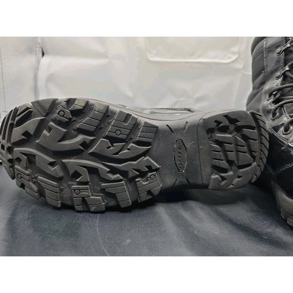 Galls 8-Inch Hi Gloss Duty Black Boots Mens 11W Police/Law Enforcement